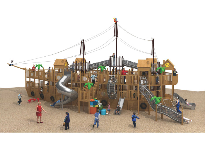 兒童滑梯海盜船06